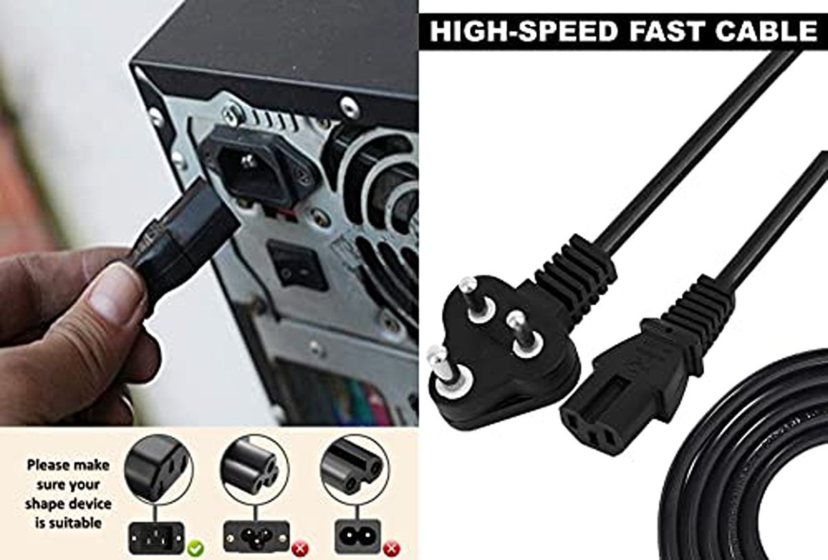 NP Tech| NPTECH 3.0meter (10 feet) black diamond power code cable 8.0 ...