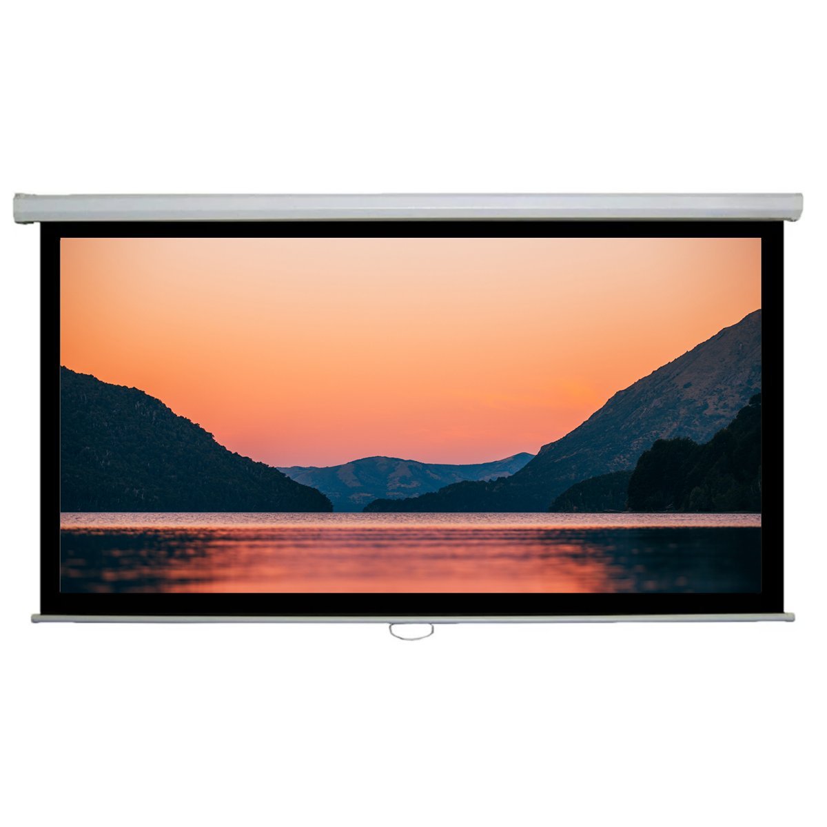 NP Tech| Nptech 92-inch (7.67ft x 4.29ft) Instalock Projector Screen ...