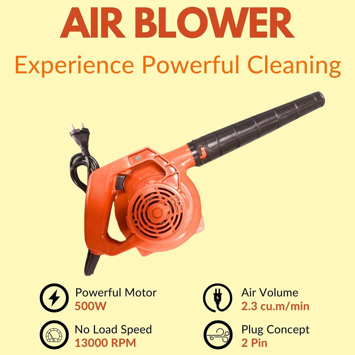 NP Tech| Nptech 500W Electric Air Blower Dust Cleaner for Computer ...